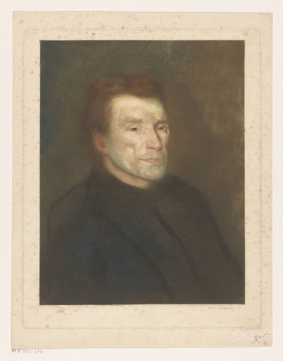 Bilinmeyen bir adamın portresi by Heinrich M. Krabbé (signed by artist)