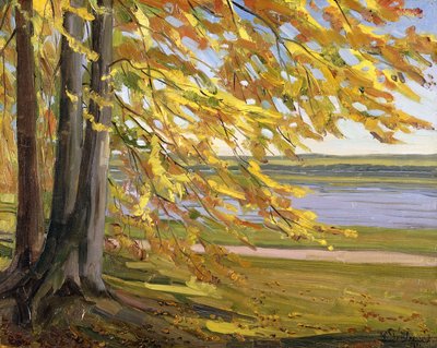 Starnberg Gölü; Starnberger, 1911 by Heinrich Wilhelm Truebner
