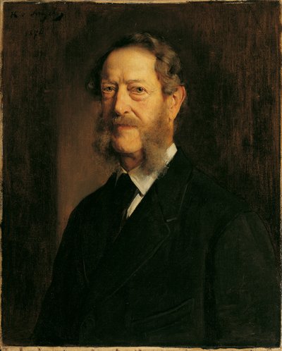 Şair Anastasius Grün (diğer adıyla Anton Alexander Graf von Auersperg) by Heinrich von Angeli