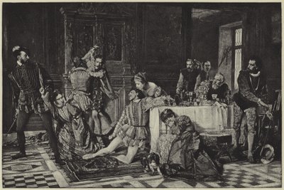 Onurunun İntikamı (fotogravür) by Heinrich von Angeli
