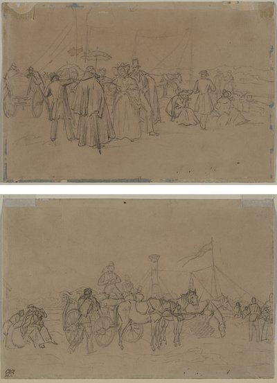 Ren Buharlı Pişirici Yolcuları (rekto) Ren Buharlı Pişirici Yolcuları (verso) by Heinrich von Mayr