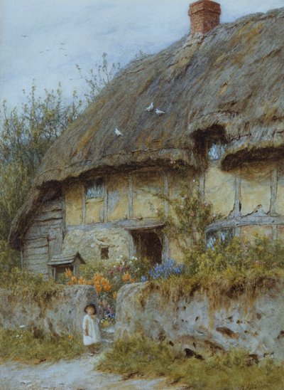 Berkshire Kır Evi by Helen Allingham