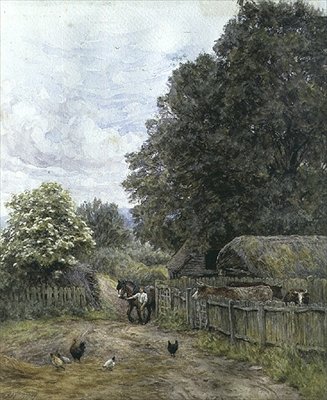 Çiftlik Bahçesi by Helen Allingham