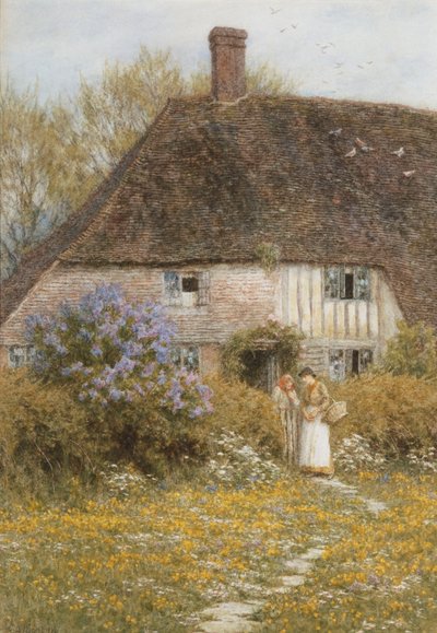 Bir Kentish Kulübesi by Helen Allingham