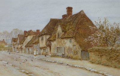 Bir Köy Sokağı, Kent by Helen Allingham