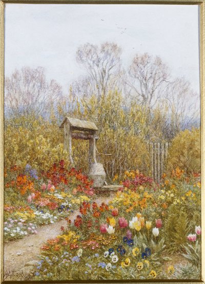 Eski Bir Kuyu, Brook, Surrey by Helen Allingham