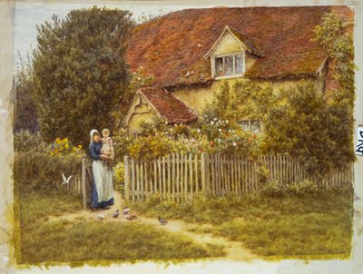 East End Çiftliği, Moss Lane, Pinner by Helen Allingham