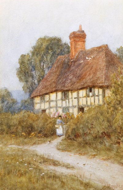 Alışverişe gitmek by Helen Allingham