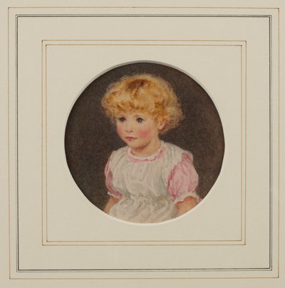 Henry Allingham, 3 yaşında (kağıt üzerine sulu boya) by Helen Allingham