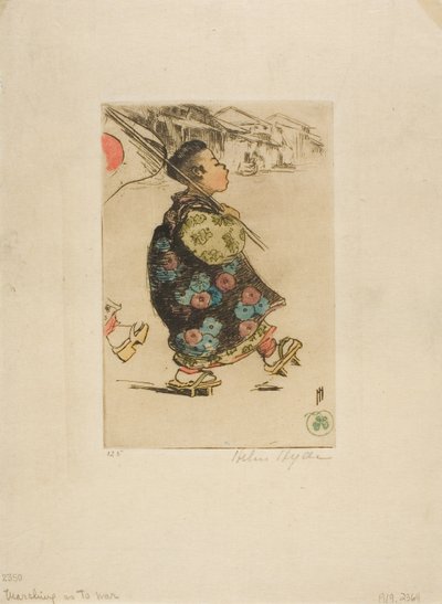 Savaşa göre yürüyüş by Helen Hyde