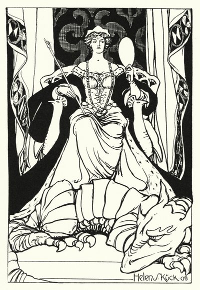 Lucifera (gravür) by Helen S. Kuck
