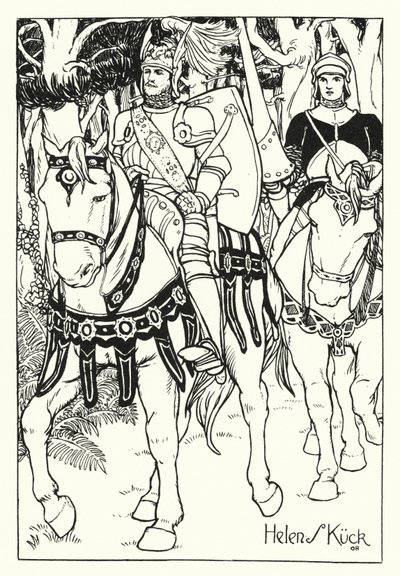 Muhteşem Şövalye (gravür) by Helen S. Kuck