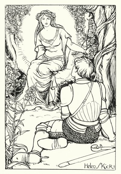 Muhteşem Şövalyenin Vizyonu (gravür) by Helen S. Kuck