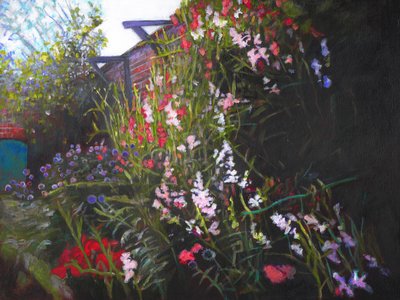 Walled Garden, 2020 (gemide akrilik) by Helen White