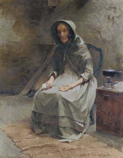 Sonbahar Gülü; ana bilgisayarlar by Helene Schjerfbeck