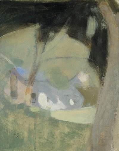 Eski Bira Fabrikası Kompozisyonu, 1918. by Helene Schjerfbeck