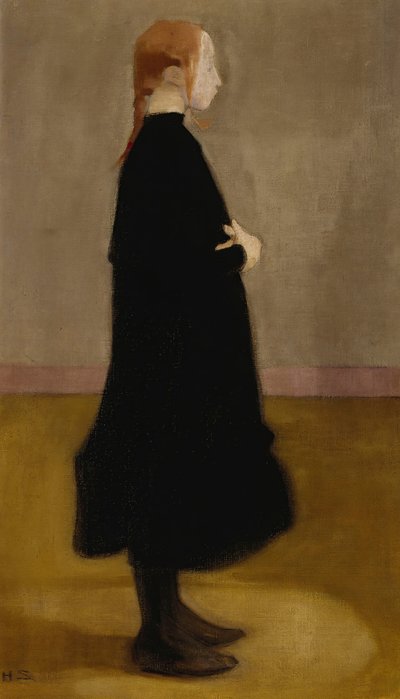 Okul Kızı II, 1908. by Helene Schjerfbeck