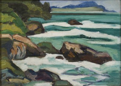 Akdeniz Kırıcı (gemiye monte edilmiş kağıt üzerine yağ) by Helmer Osslund