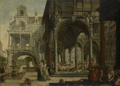 Hayali rönesans sarayı by Hendrick Aerts