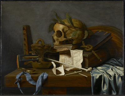 Natürmort (Vanitas), c.1637 by Hendrick Andriessen