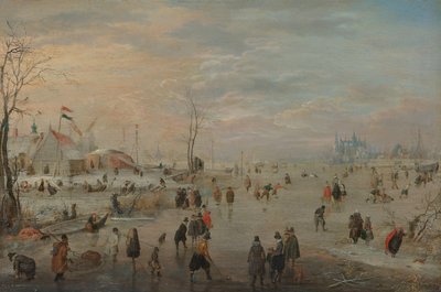 Buz keyfi by Hendrick Avercamp