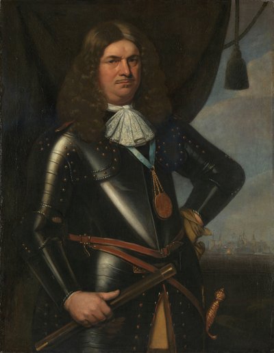 Adriaen Banckert (c 1620-1684), Zeeland Koramiral by Hendrick Berckman