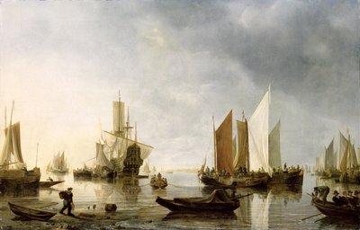 Demirli Gemilerle Liman, 1655-60 by Hendrick Dubbels