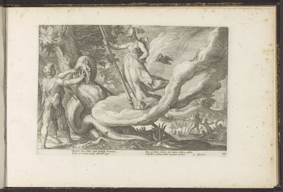Cadmus ejderhanın dişlerini ekiyor Ovid