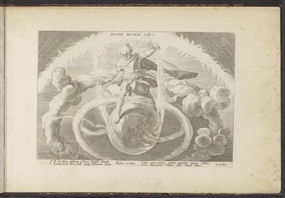 Kaosta Düzen Dört elementin yaratılması Ovidi Metam. kitap ben (nesne üzerindeki başlık) Ovid