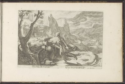 Thisbe bir aslandan kaçar Ovid