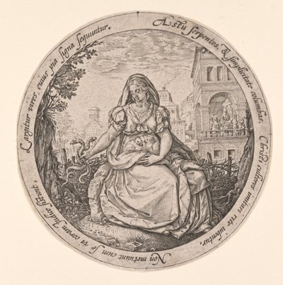 Sağduyu Alegorisi by Hendrick Goltzius
