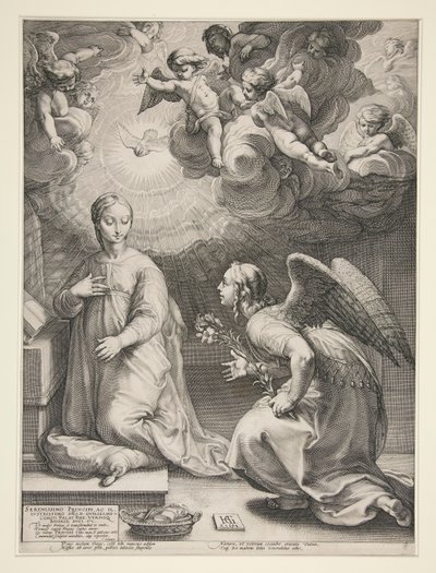 duyuru by Hendrick Goltzius