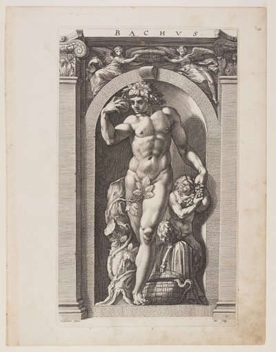 Bacchus, Sekiz Pagan Tanrısından by Hendrick Goltzius