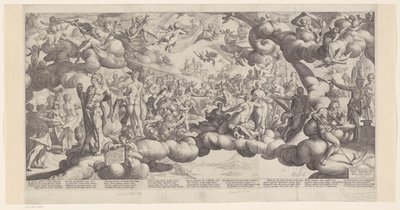 Aşk Tanrısı ve Ruhun Düğünü by Hendrick Goltzius