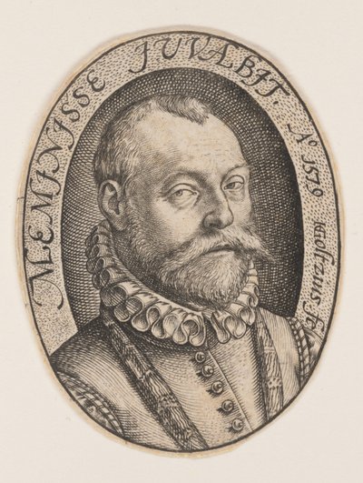 Sağa Dönen Bir Adam Büstü by Hendrick Goltzius