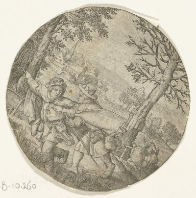 Kör körü yönetir by Hendrick Goltzius