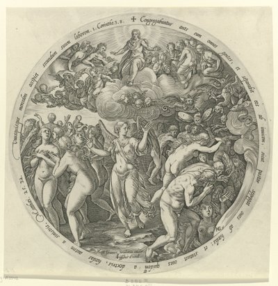 Mübarekler lanetlilerden ayrılır Son Yargı (dizi adı) by Hendrick Goltzius