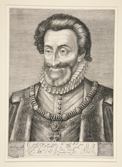 Henry IV, Fransa ve Navarre kralı by Hendrick Goltzius