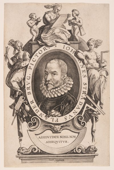 John Stradanus by Hendrick Goltzius