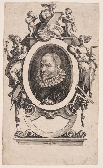 John Stradanus by Hendrick Goltzius