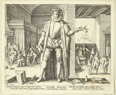 Bir insan olarak doktor by Hendrick Goltzius