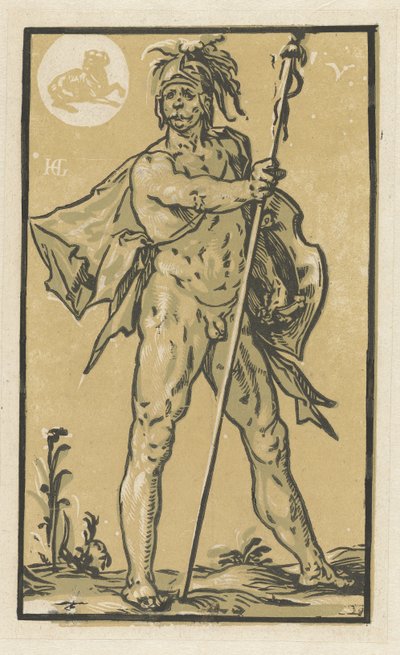 Mars by Hendrick Goltzius