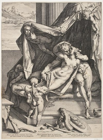 Mars ve Venüs by Hendrick Goltzius