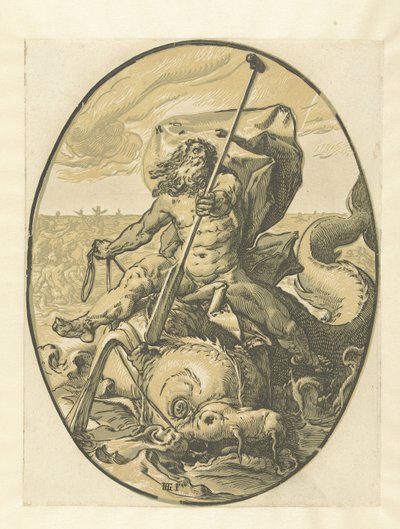 okyanus Tanrılar ve Tanrıçalar (dizi adı) by Hendrick Goltzius