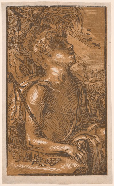 Vaftizci Aziz John by Hendrick Goltzius