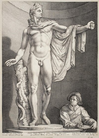 Apollo Belvedere by Hendrick Goltzius
