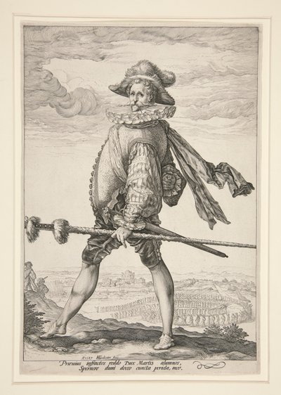 Piyade Kaptanı by Hendrick Goltzius