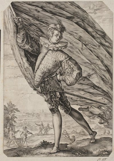 Büyük Standart Taşıyıcı by Hendrick Goltzius