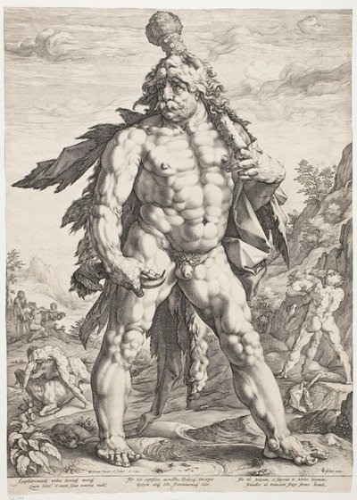Büyük Herkül by Hendrick Goltzius