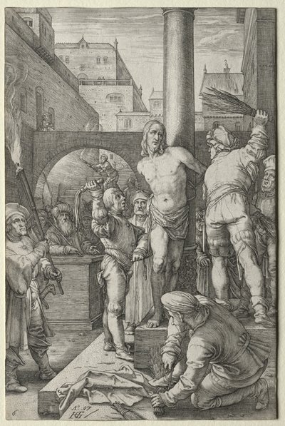 Tutku: Kırbaçlanma by Hendrick Goltzius